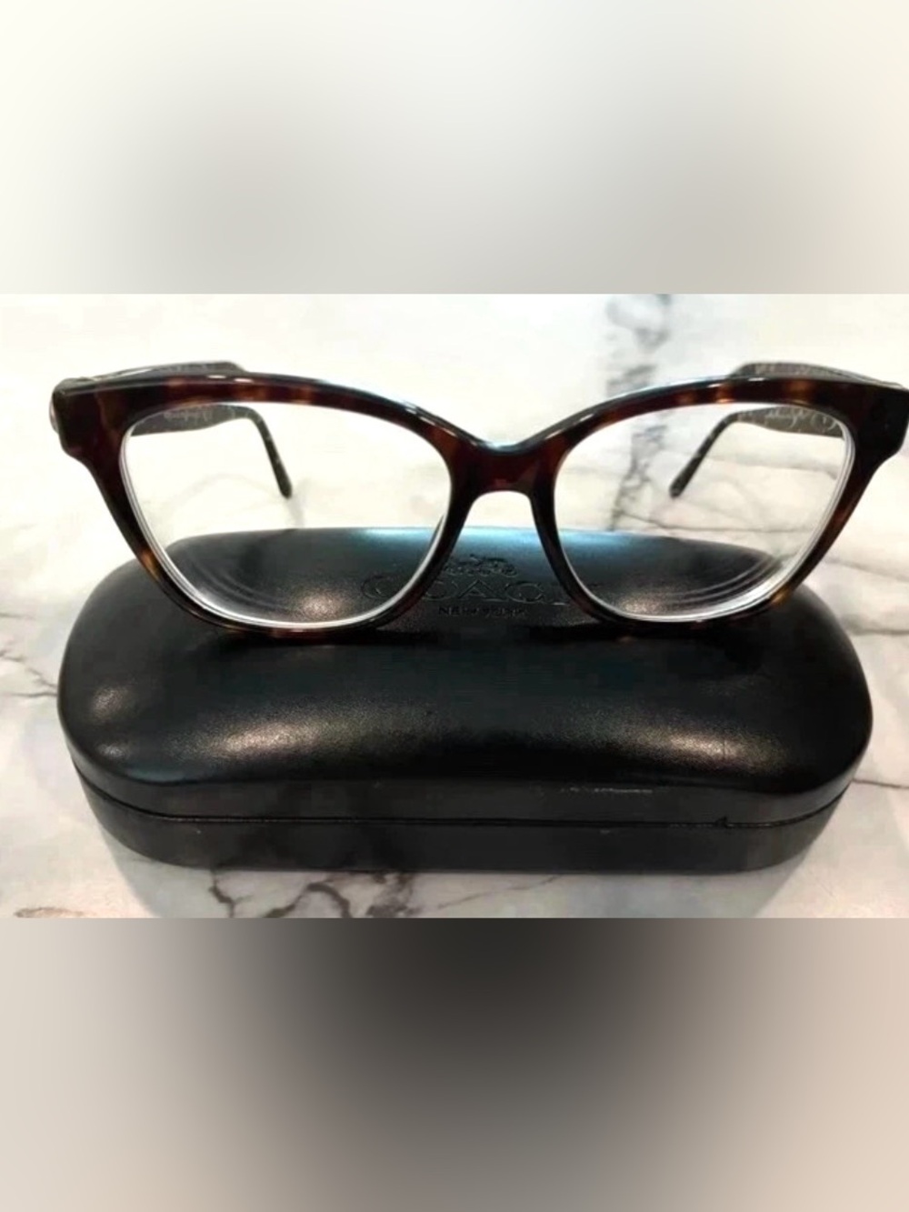 Coach glasses with case
